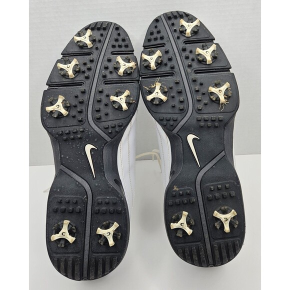 Nike Durasport III 3 Soft Spike Golf Shoes Men’s Size 13 White Black 628527-101 - Picture 9 of 10